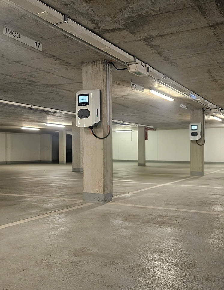 Dein elektroladen Referenz Ladeinfrastrukturr IMCD Koeln