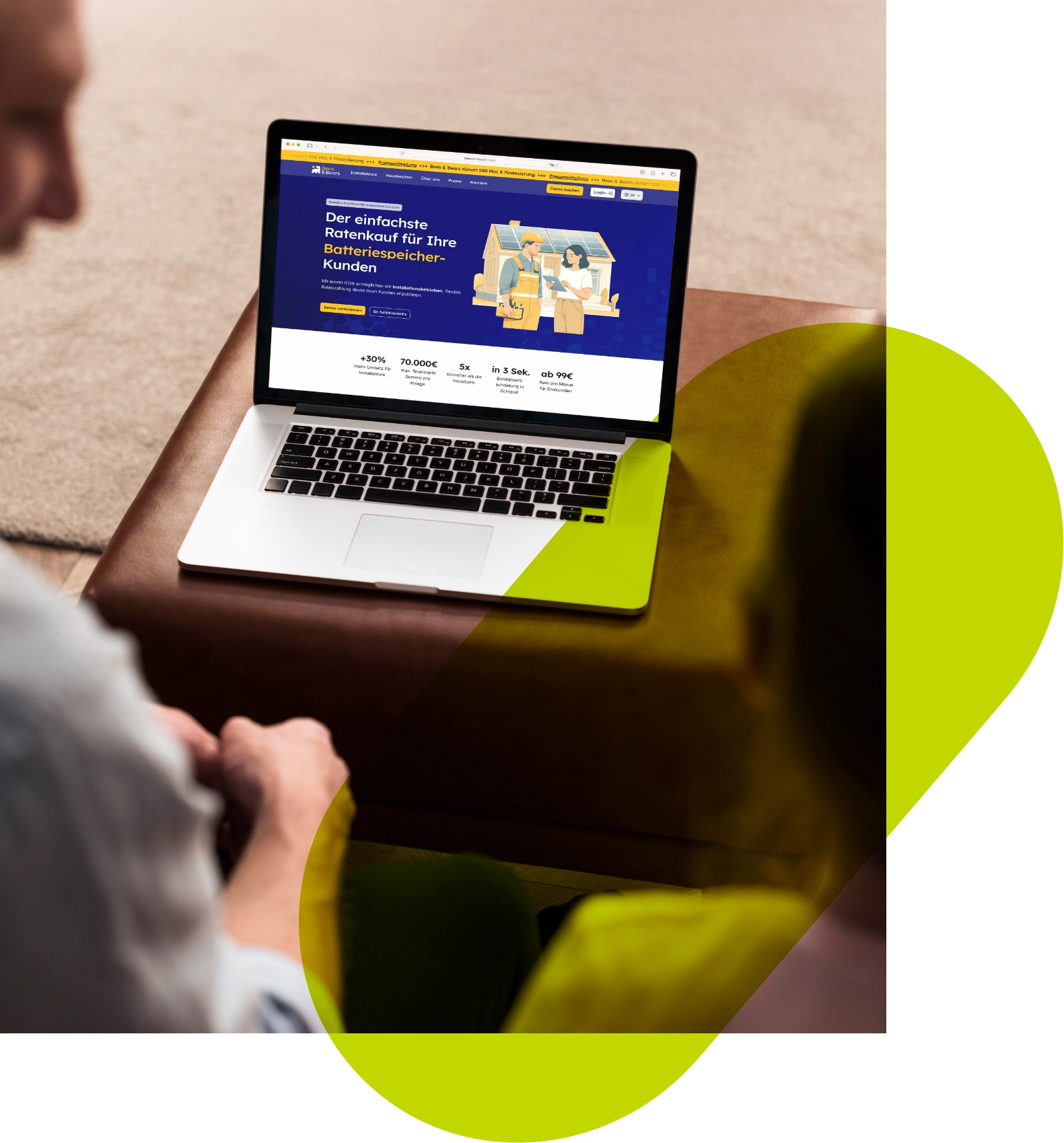 Deinelektroladen finanzierung bees and bears